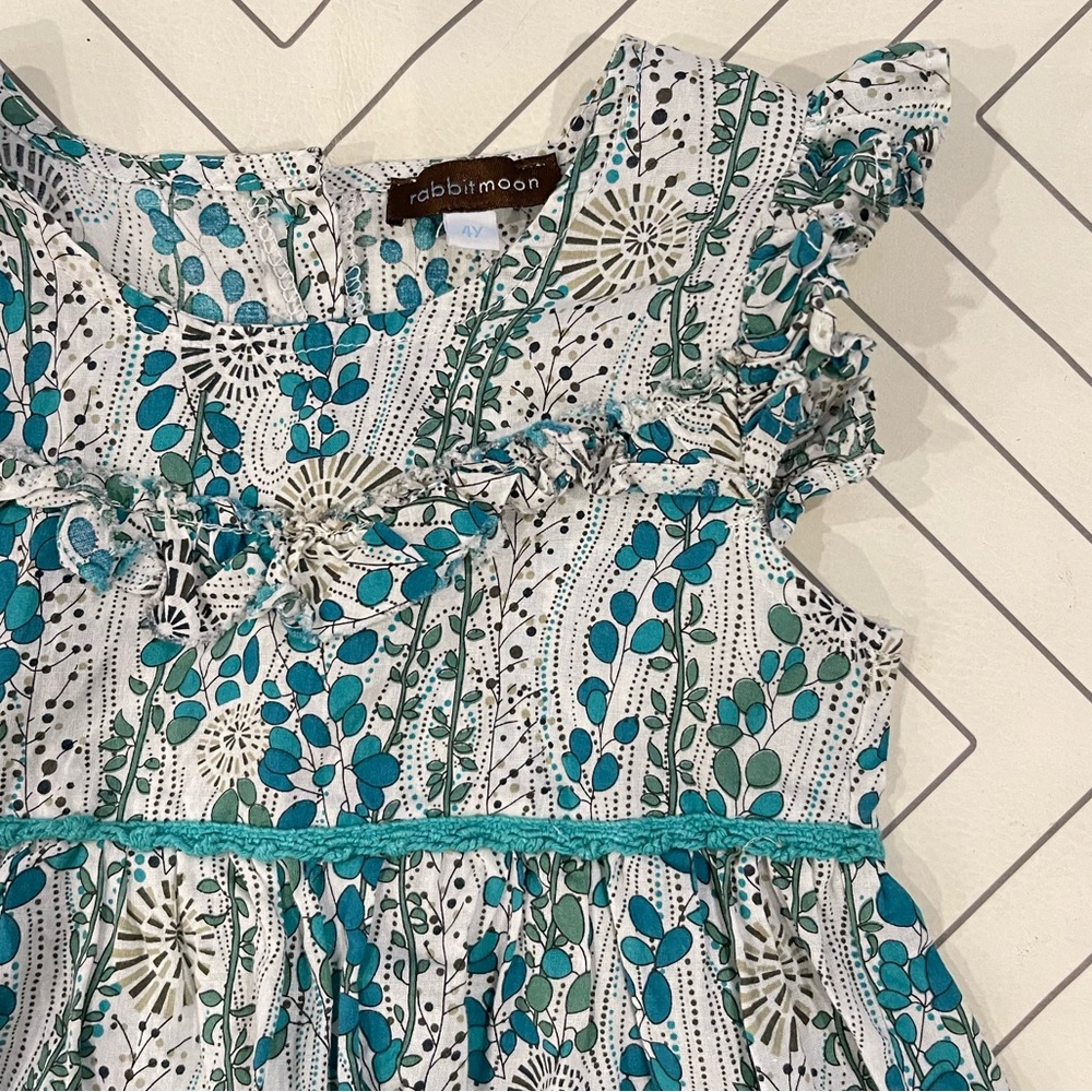 Rabbit Moon Pattern Dress - Picture 6 of 11